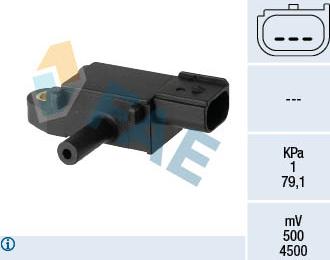 FAE 16148 - Sensore, Pressione gas scarico autozon.pro