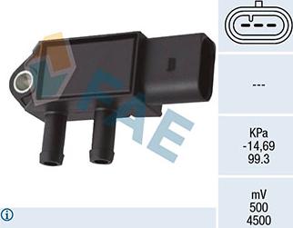 FAE 16143 - Sensore, Pressione gas scarico autozon.pro