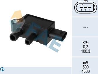 FAE 16147 - Sensore, Pressione gas scarico autozon.pro