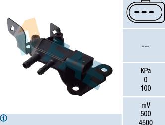 FAE 16114 - Sensore, Pressione gas scarico autozon.pro