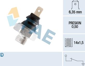 FAE 11250 - Sensore, Pressione olio autozon.pro