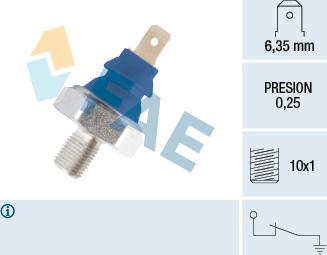 FAE 11690 - Sensore, Pressione olio autozon.pro