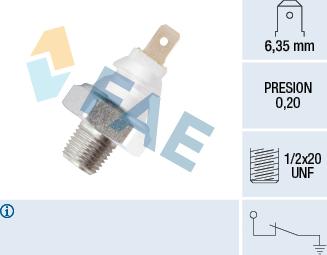 FAE 11700 - Sensore, Pressione olio autozon.pro