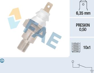 FAE 11710 - Sensore, Pressione olio autozon.pro