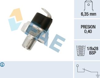 FAE 11730 - Sensore, Pressione olio autozon.pro