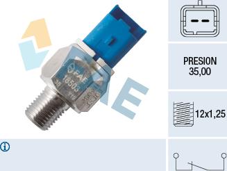 FAE 18503 - Sensore, Pressione olio autozon.pro