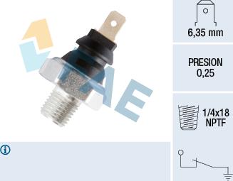 FAE 13510 - Sensore, Pressione olio autozon.pro