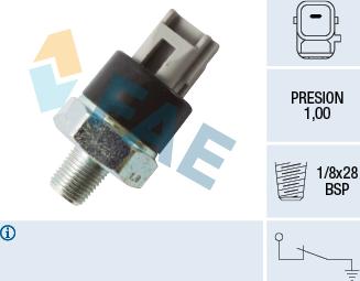 FAE 12545 - Sensore, Pressione olio autozon.pro