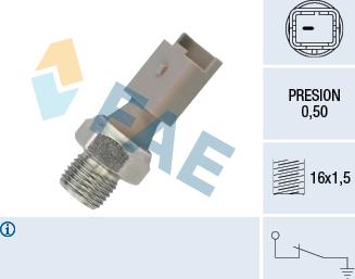 FAE 12640 - Sensore, Pressione olio autozon.pro