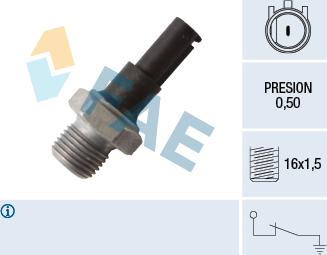 FAE 12642 - Sensore, Pressione olio autozon.pro