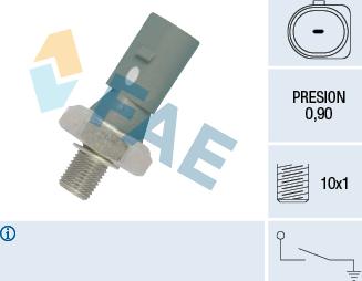 FAE 12882 - Sensore, Pressione olio autozon.pro