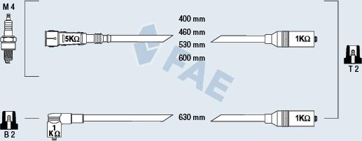 FAE 85685 - Kit cavi accensione autozon.pro