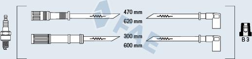 FAE 85625 - Kit cavi accensione autozon.pro