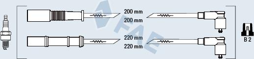 FAE 85626 - Kit cavi accensione autozon.pro