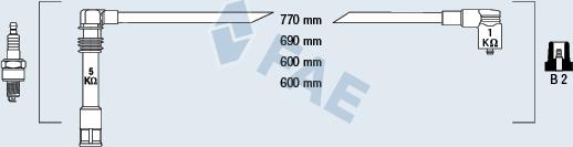 FAE 85061 - Kit cavi accensione autozon.pro