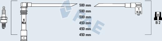 FAE 85062 - Kit cavi accensione autozon.pro