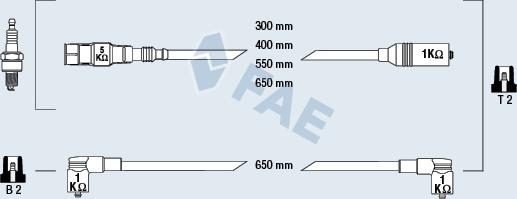 FAE 85865 - Kit cavi accensione autozon.pro