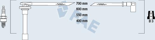 FAE 85811 - Kit cavi accensione autozon.pro