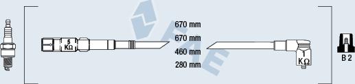 FAE 85879 - Kit cavi accensione autozon.pro