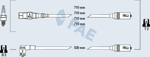 FAE 85870 - Kit cavi accensione autozon.pro