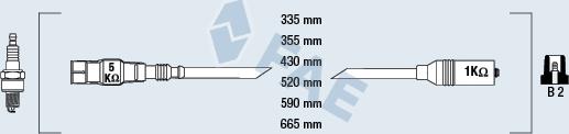 FAE 85878 - Kit cavi accensione autozon.pro