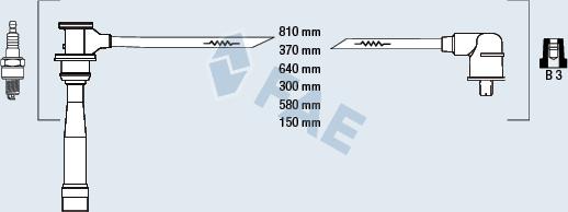 FAE 85396 - Kit cavi accensione autozon.pro