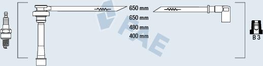 FAE 85381 - Kit cavi accensione autozon.pro