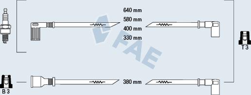 FAE 85271 - Kit cavi accensione autozon.pro