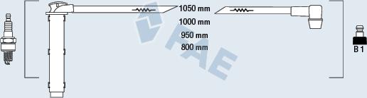 FAE 85764 - Kit cavi accensione autozon.pro