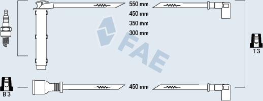 FAE 85765 - Kit cavi accensione autozon.pro