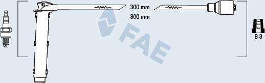 FAE 85766 - Kit cavi accensione autozon.pro