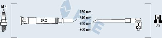 FAE 85725 - Kit cavi accensione autozon.pro