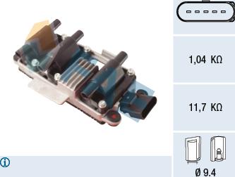 FAE 80404 - Bobina d'accensione autozon.pro