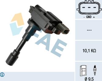 FAE 80343 - Bobina d'accensione autozon.pro