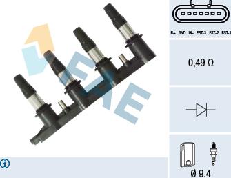 FAE 80352 - Bobina d'accensione autozon.pro