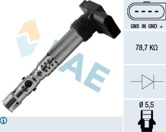 FAE 80326 - Bobina d'accensione autozon.pro