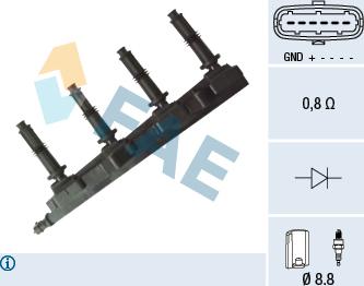 FAE 80269 - Bobina d'accensione autozon.pro