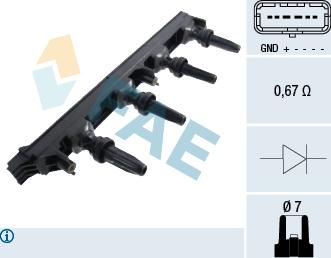 FAE 80278 - Bobina d'accensione autozon.pro