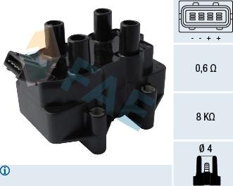 FAE 80272 - Bobina d'accensione autozon.pro