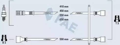 FAE 83910 - Kit cavi accensione autozon.pro