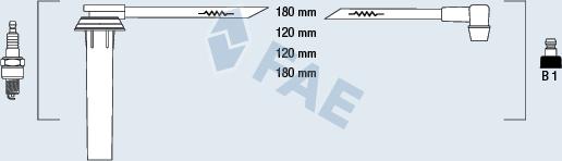 FAE 83981 - Kit cavi accensione autozon.pro