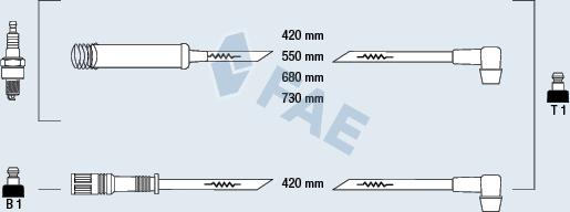 FAE 83560 - Kit cavi accensione autozon.pro