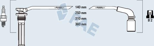 FAE 83567 - Kit cavi accensione autozon.pro