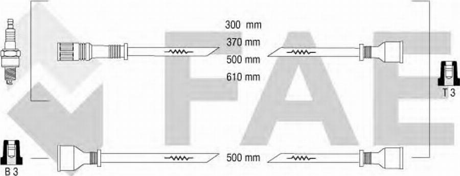 FAE 83520 - Kit cavi accensione autozon.pro