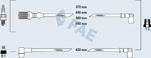 FAE 83160 - Kit cavi accensione autozon.pro