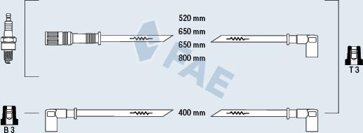 FAE 83110 - Kit cavi accensione autozon.pro