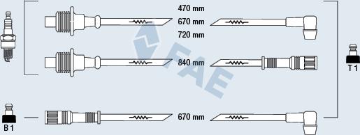 FAE 83320 - Kit cavi accensione autozon.pro