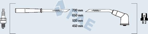 FAE 83266 - Kit cavi accensione autozon.pro