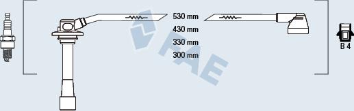 FAE 83262 - Kit cavi accensione autozon.pro