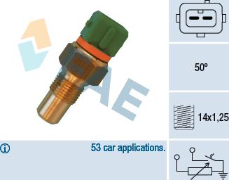 FAE 34400 - Sensore, Temperatura refrigerante autozon.pro